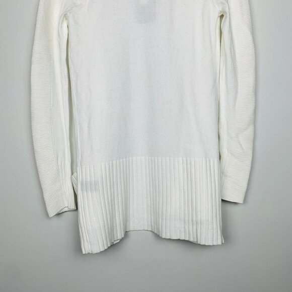#10 Devotion by Cyrus | NWT Long Sleeve Ribbed Cozy Pocket Cardigan Zinc Oxide - Picture 7 of 8